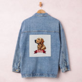 Vintage USA Golden Retriever Engraving Shirt デニムジャケット (ハンガー)