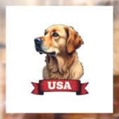 Vintage USA Golden Retriever Engraving Shirt 4 ウィンドウサイン (シート2)