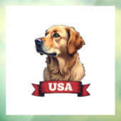 Vintage USA Golden Retriever Engraving Shirt 4 ウィンドウサイン (シート3)