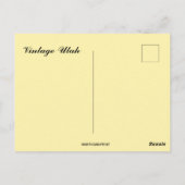 Vintage Utah Map ポストカード (裏面)