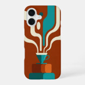 Vintage V60 Coffee Pour iPhone 16ケース (裏面)