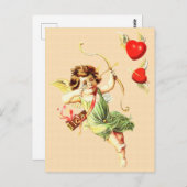 Vintage Valentine Card  ポストカード (正面/裏面)