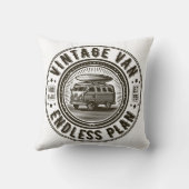 Vintage Van Endless Plan クッション (裏面)