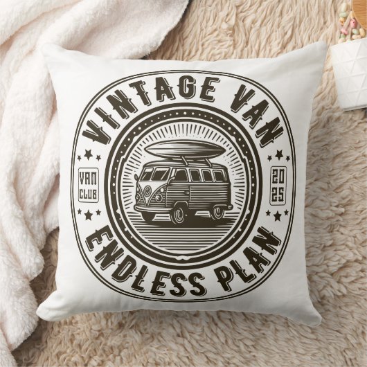 Vintage Van Endless Plan クッション (ブランケット)