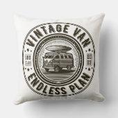 Vintage Van Endless Plan クッション (裏面)