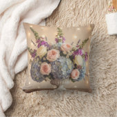 Vintage Vase Summer Bloom クッション (ブランケット)