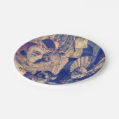 Vintage Venetian carnival masks  ペーパープレート (アングル)