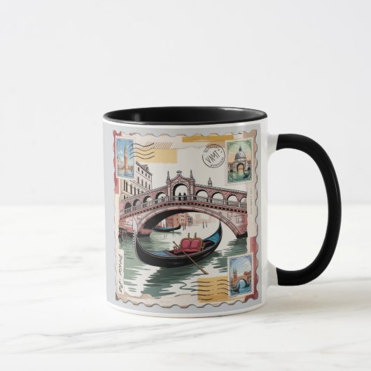 Vintage Venice Postcard マグカップ (右)