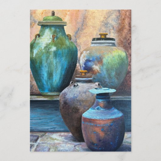 Vintage Vessels Acrylic Art Caroline シーズンカード (正面)