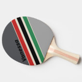 Vintage VHS Angled Striping with Name 卓球ラケット (横)