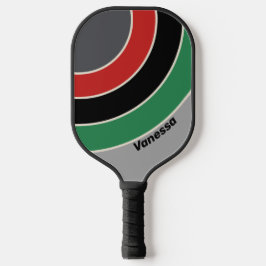 Vintage VHS Circle Stripe with Name ピックルボールラケット