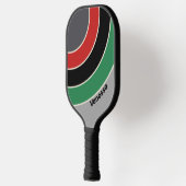 Vintage VHS Circle Stripe with Name ピックルボールラケット (左)