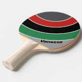Vintage VHS Circle Stripe with Name 卓球ラケット (正面アングル)