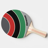 Vintage VHS Circle Stripe with Name 卓球ラケット (横)