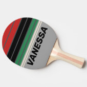 Vintage VHS Horizon Striping with Name 卓球ラケット (横)