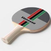 Vintage VHS Pin Striped with Name 卓球ラケット (正面アングル)