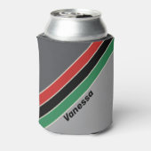 Vintage VHS Stripes with Name 缶クーラー (缶裏面)