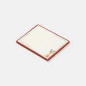 Vintage Vibe Rose in Vase ポストイット (アングル)