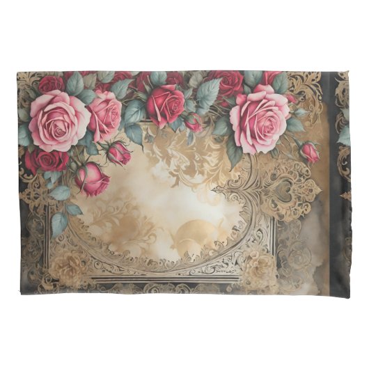 Vintage Victorian 枕カバー (正面)