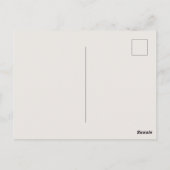 Vintage Victorian Botanical Traditional Lines ポストカード (裏面)