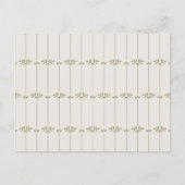 Vintage Victorian Botanical Traditional Lines ポストカード (正面)