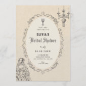 Vintage victorian bridal shower 招待状 (正面)