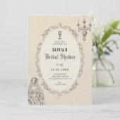 Vintage victorian bridal shower 招待状 (スタンド正面)