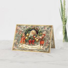 Vintage Victorian Christmas Baubles シーズンカード