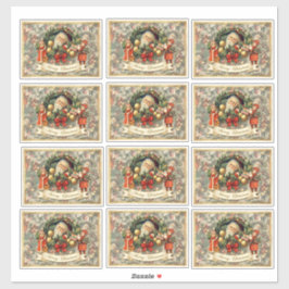 Vintage Victorian Christmas Baubles シール