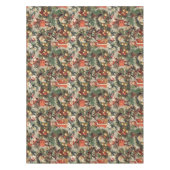 Vintage Victorian Christmas Baubles テーブルクロス (正面)