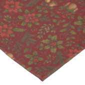 Vintage, Victorian Christmas patterned テーブルクロス (アングル)