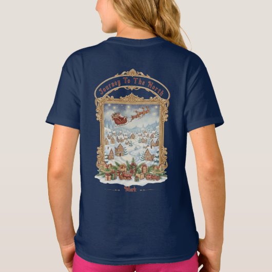 Vintage Victorian Christmas Tシャツ (裏面)