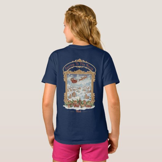 Vintage Victorian Christmas Tシャツ (裏面フル)