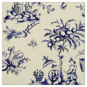 Vintage Victorian Era French Chinoiserie Pattern ファブリック (見本)