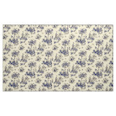Vintage Victorian Era French Chinoiserie Pattern ファブリック (ヤード)