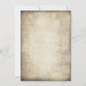 Vintage Victorian Fairytale Scroll Wedding 招待状 (裏面)