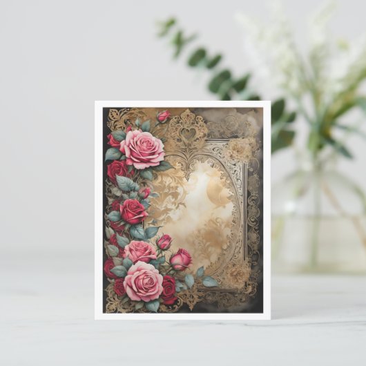 Vintage Victorian Paper Sheet (スタンド正面)