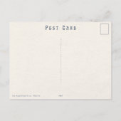 Vintage Victorian Spring Postcard ポストカード (裏面)