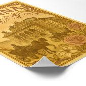 Vintage Vienna Art Nouveau ポスター (角)