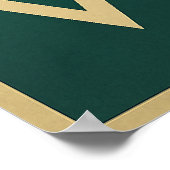 Vintage Vietnam Scenic Lake ポスター (角)