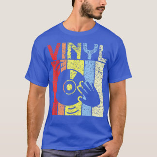 Vintage Vinyl Turntable Dj Music Lover 3242 Tシャツ