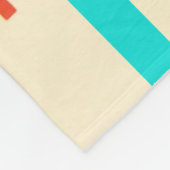 Vintage Virginia Map Postcard フリースブランケット (角)