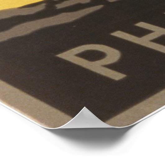 Vintage Visit The Zoo Philadelphia ポスター (角)