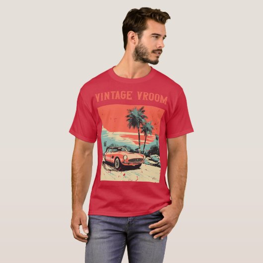 Vintage Vroom Tシャツ (正面フル)