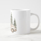 Vintage VW Car Winter Gifts ジャンボコーヒーマグカップ (右)