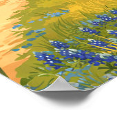 Vintage Waco Texas ポスター (角)