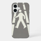 Vintage Walk Path Mark iPhone 16ケース (裏面)