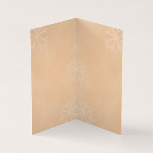 Vintage Warm Christmas Candle Greeting Card (内部)