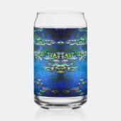 Vintage Water Lilies by Claude Monet ガラス缶 (左)