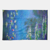 Vintage Water Lilies by Claude Monet キッチンタオル (横)